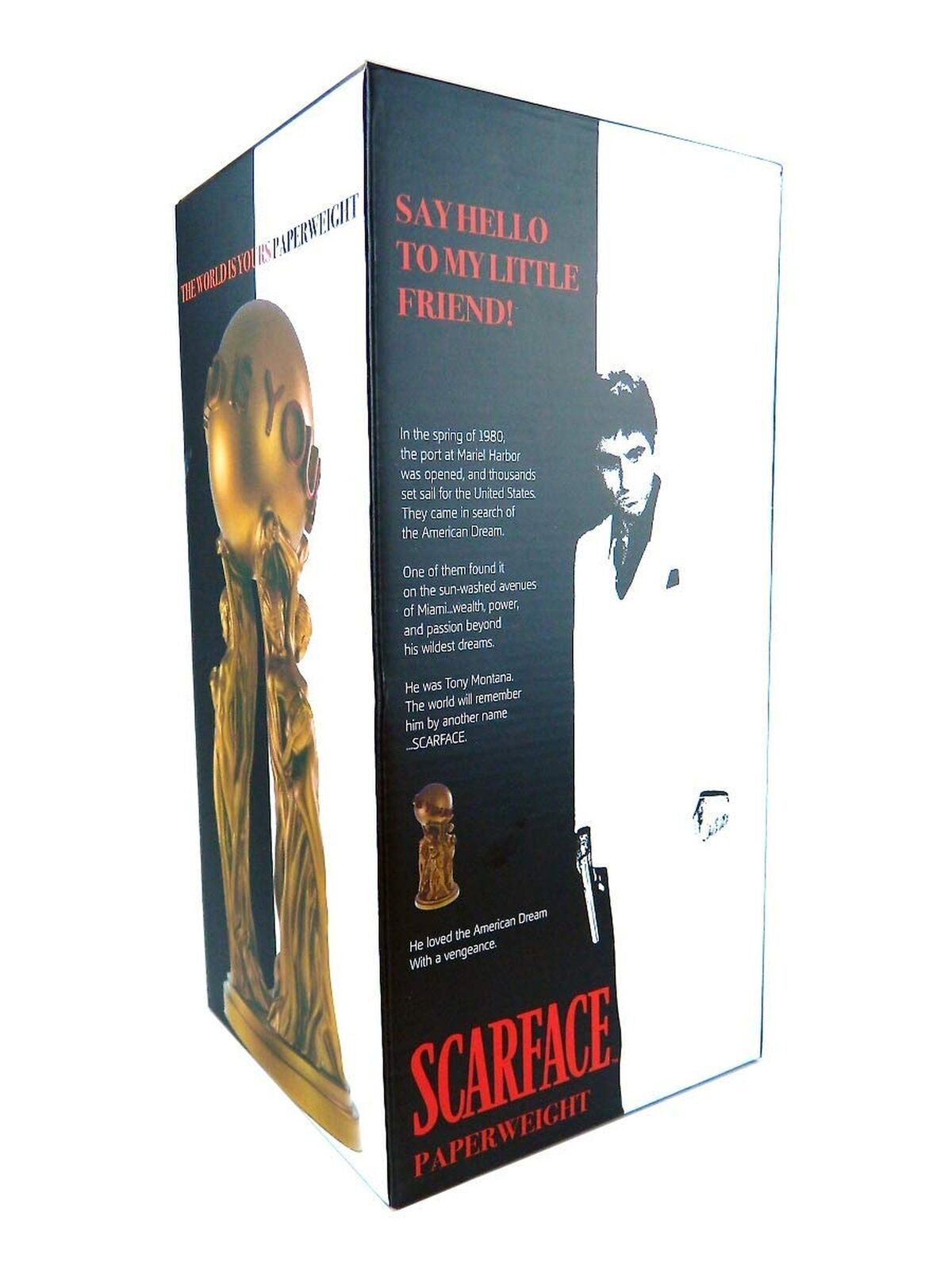 Scarface the World Is Yours 12" Collectible Statue | Premium Quality Movie Th...